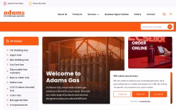 Adamsgas logo