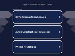 Nationalvehiclereport