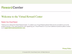 Virtualrewardcenter