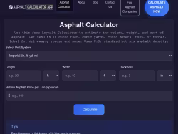 Asphaltcalculatorapp