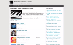 Pianosheetmusiconline