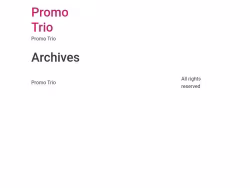 Promo-trio