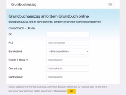 Grundbuchauszug