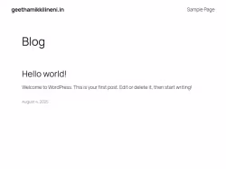 Geethamikkilineni