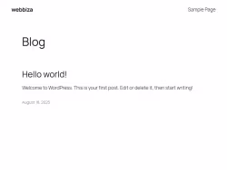 Webbiza