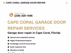 Capecoralgaragedoorrepair