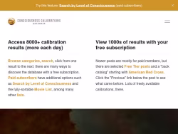 Consciousnesscalibrations