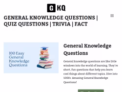 Generalknowledgequestion