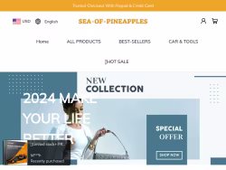 Sea-of-pineapples