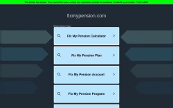 Fixmypension