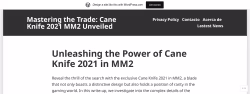 Murdermystery2caneknife2021gaming