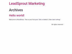 Leadsprout