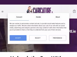 Caricature logo