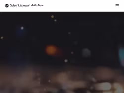 Onlinescienceandmathstutor