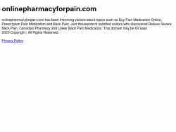 Onlinepharmacyforpain