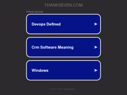 Thankseven