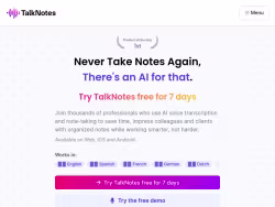 Talknotes