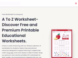Atozworksheet