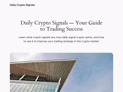 Cryptocurrencysignal