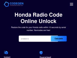 Hondaradiocodes