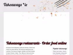 Takeaways-ie