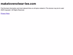 Makelovenotwar-tee
