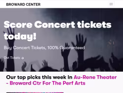 Browardcentertickets