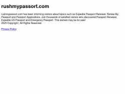 Rushmypassort