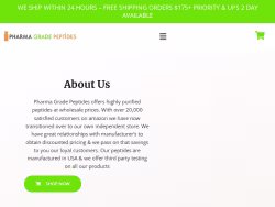 Pharmagradepeptides