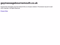 Gaymassagebournemouth