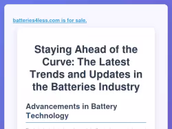 Batteries4less
