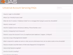 Universalaccountservicing