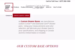 Customshowerbases