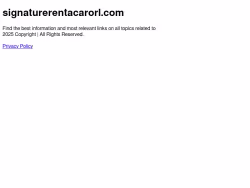 Signaturerentacarorl logo