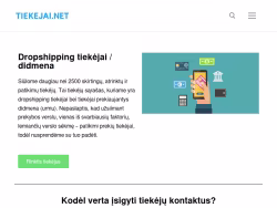 Tiekejai