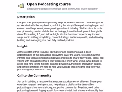 Podcasting