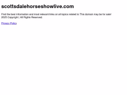 Scottsdalehorseshowlive