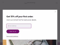 Boomerang-lenses