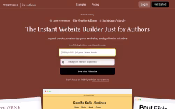 Author Websites by Tertulia logo