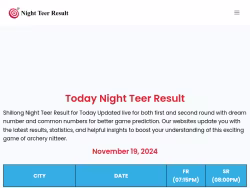 Nightteerresult