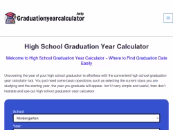 Graduationyearcalculator