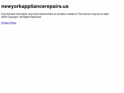 Newyorkappliancerepairs