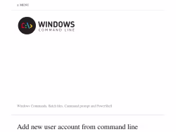 Windows-commandline