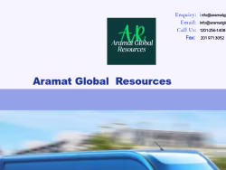 Aramatglobalresources