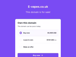 E-vapes