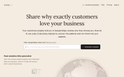 AI Website Builder for Local Business via Google Maps | Brila