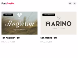 Fontfreebie