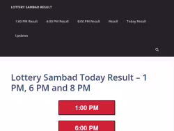 Lotterysambadresults
