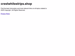 Crestwhitestrips