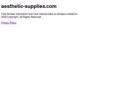 Aesthetic-supplies